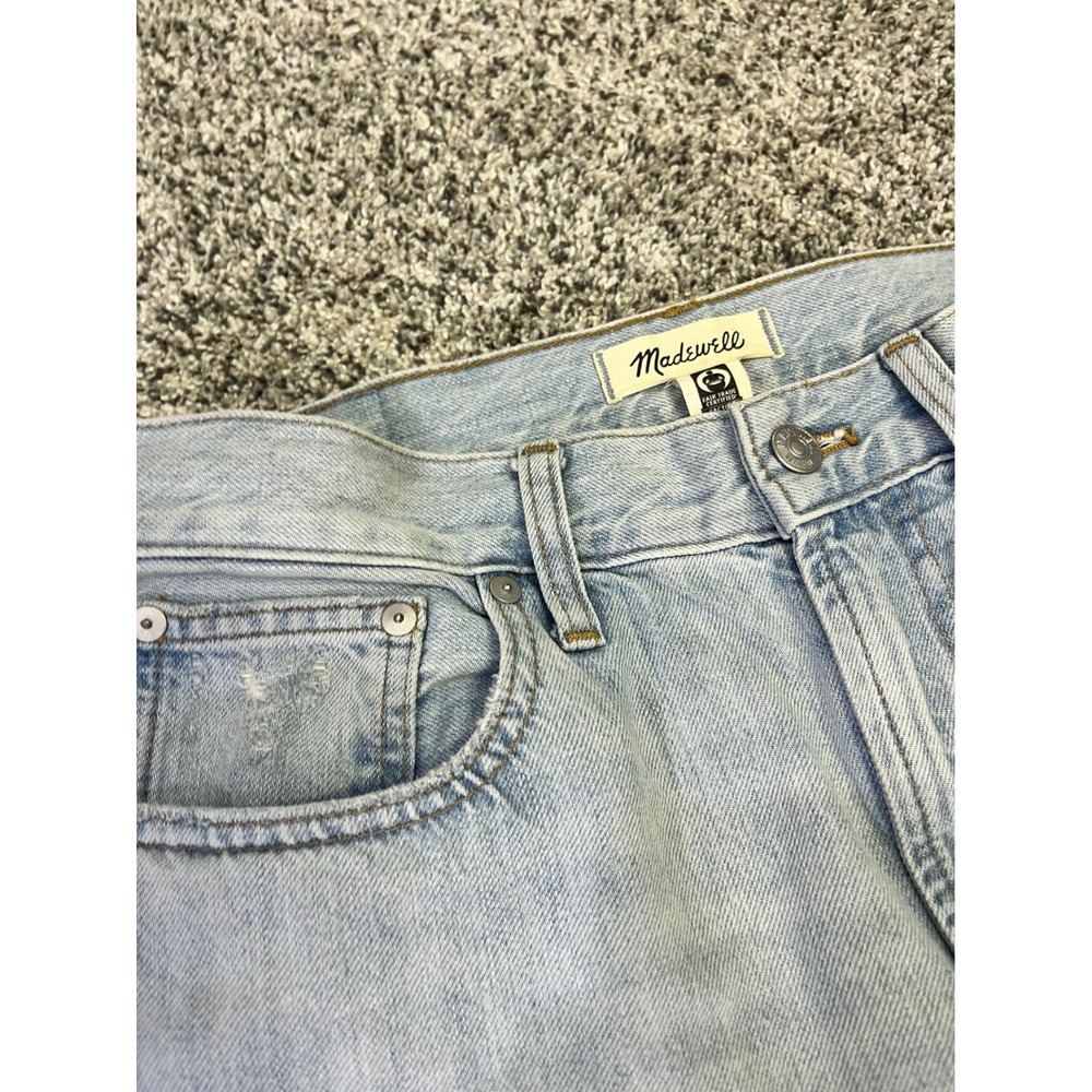 Madewell Perfect Vintage Jean women's 28 Light Wash High Rise Straight Leg Denim - Picture 4 of 14